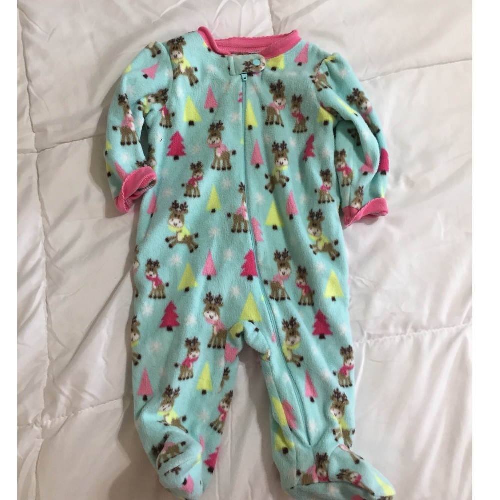 Reindeer fleece sleeper